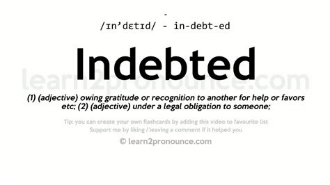 indebtedness in tagalog|Indebted Meaning .